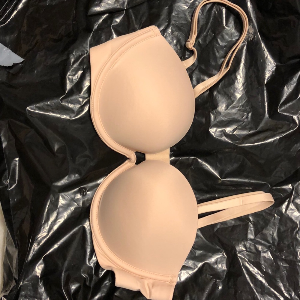 Pink multi way push up bra